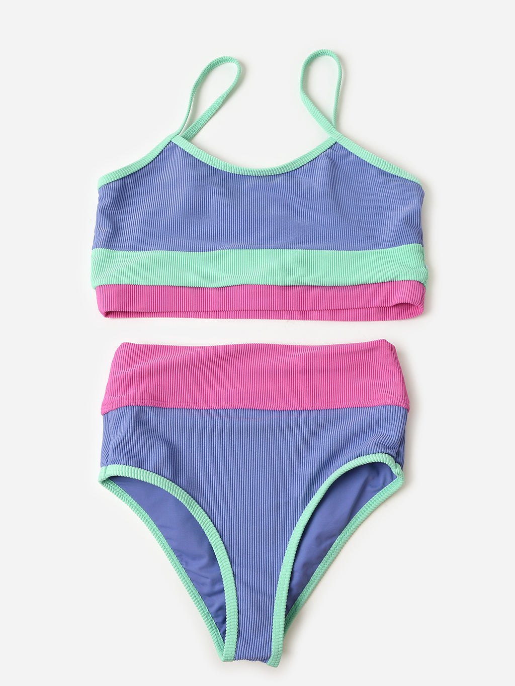 Beach Riot Girls' Little Eva + Emmie Bikini Set - Saint Bernard