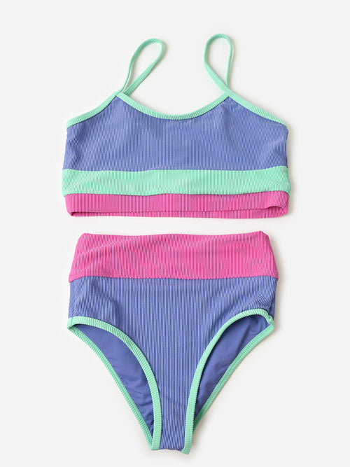 Beach Riot Girls' Little Eva + Emmie Bikini Set