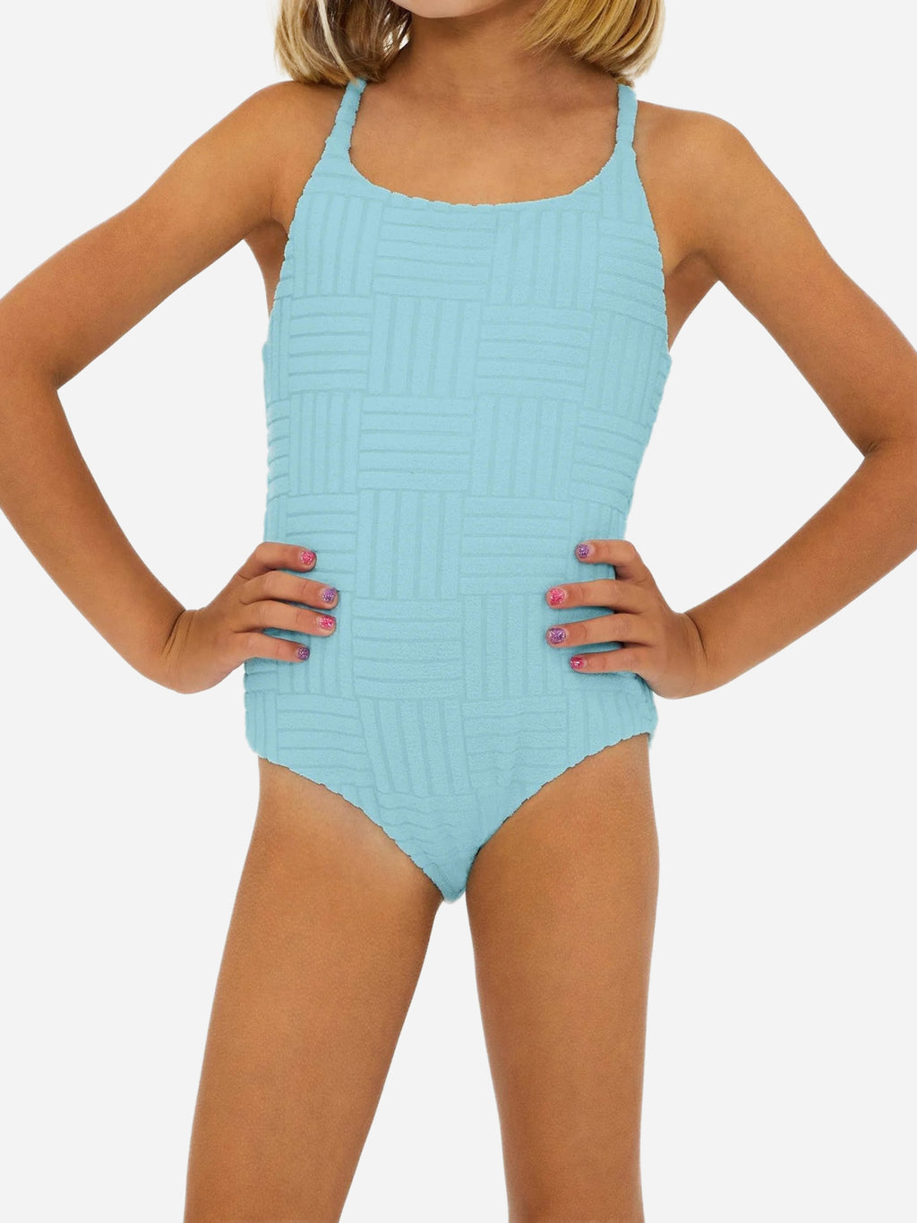 Beach Riot Girls' Little Julia One-Piece Swimsuit - Saint Bernard