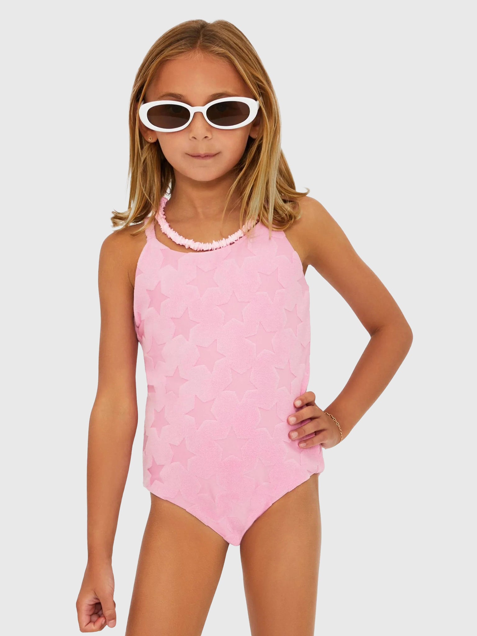 Beach Riot Girls' Little Julia One-Piece Swimsuit - Saint Bernard