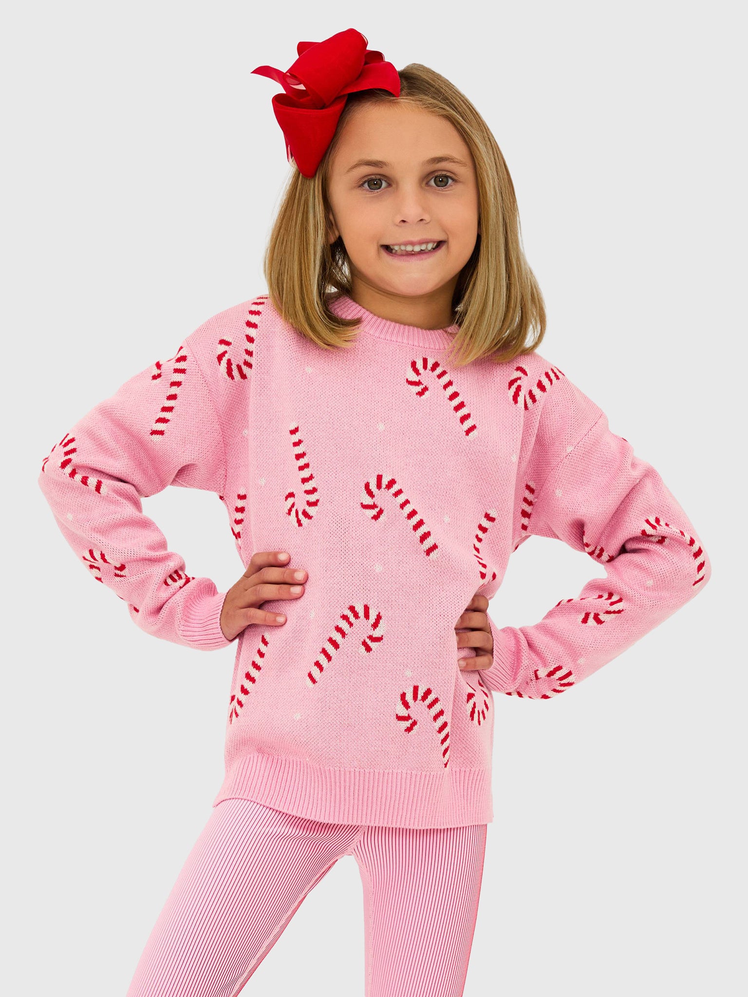 Beach Riot Girls' Little Callie Sweater - Saint Bernard