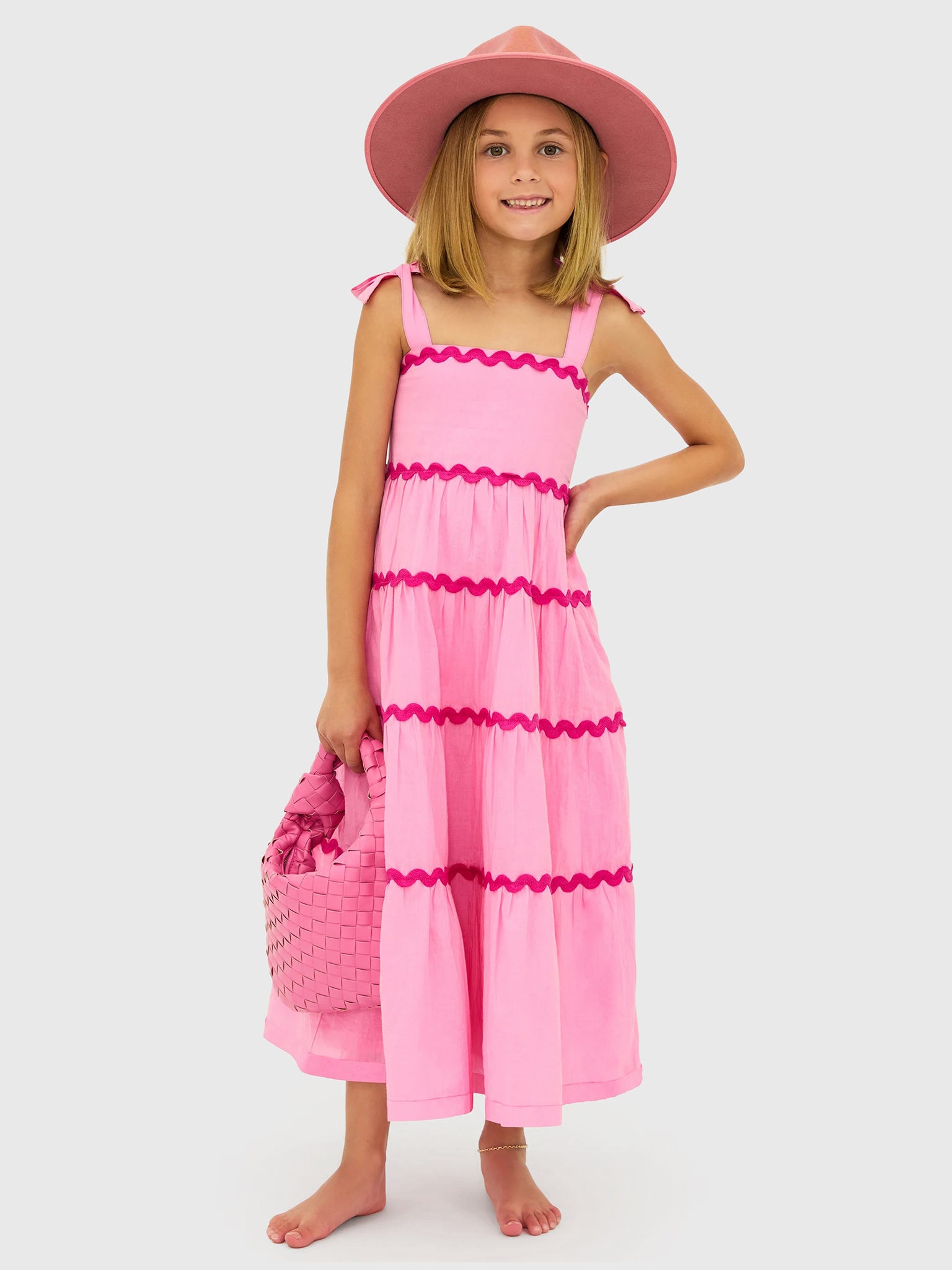 Beach Riot Girls' Little Charlotte Dress - Saint Bernard