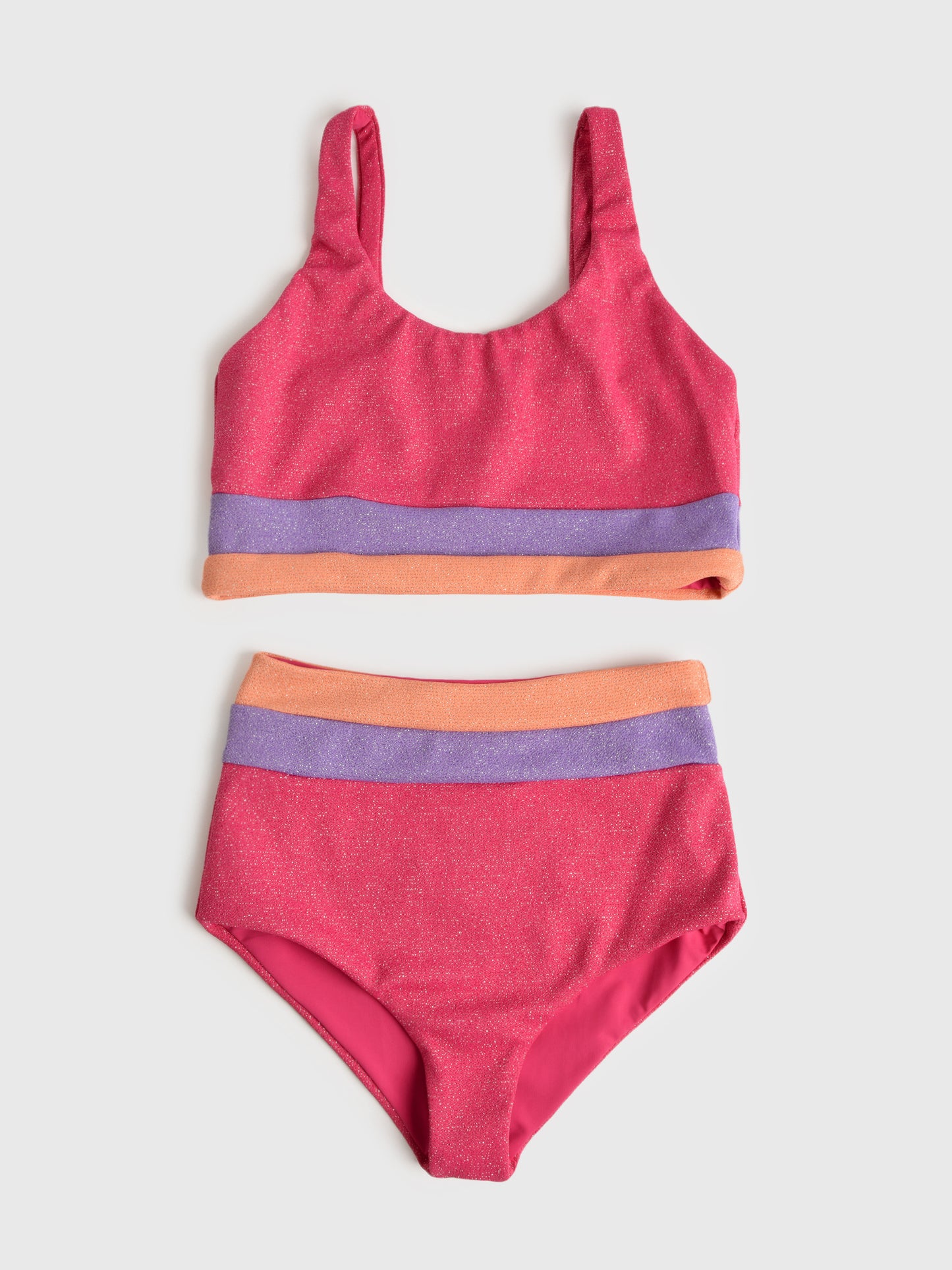 Beach Riot Girls' Little Mackenzie + Heidi Bikini Set - Saint Bernard