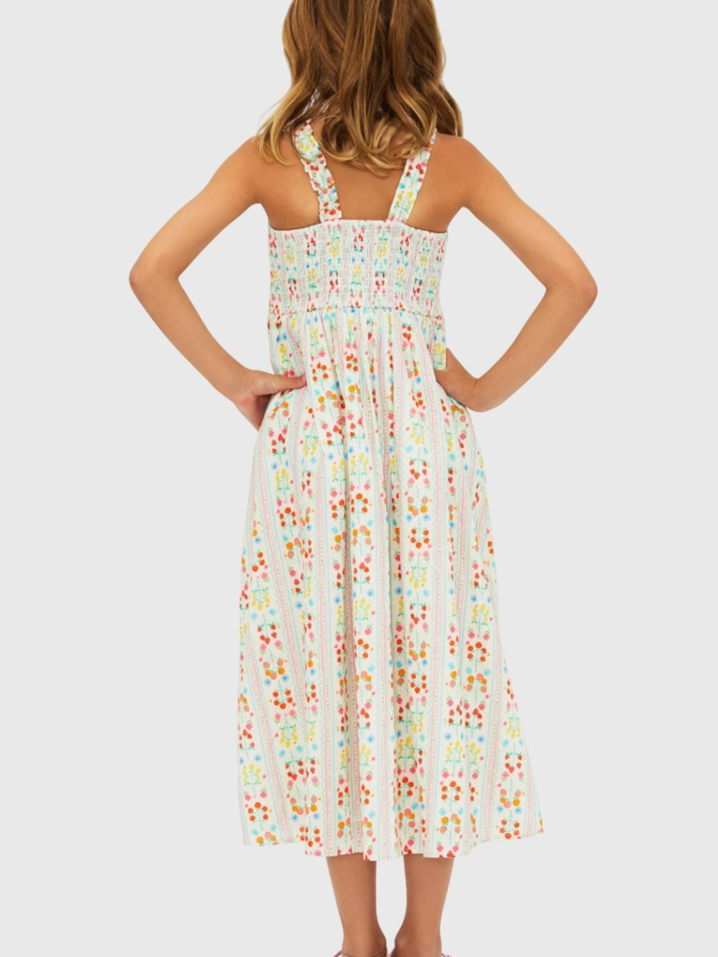 Beach Riot Girls' Little Cari Dress - Saint Bernard