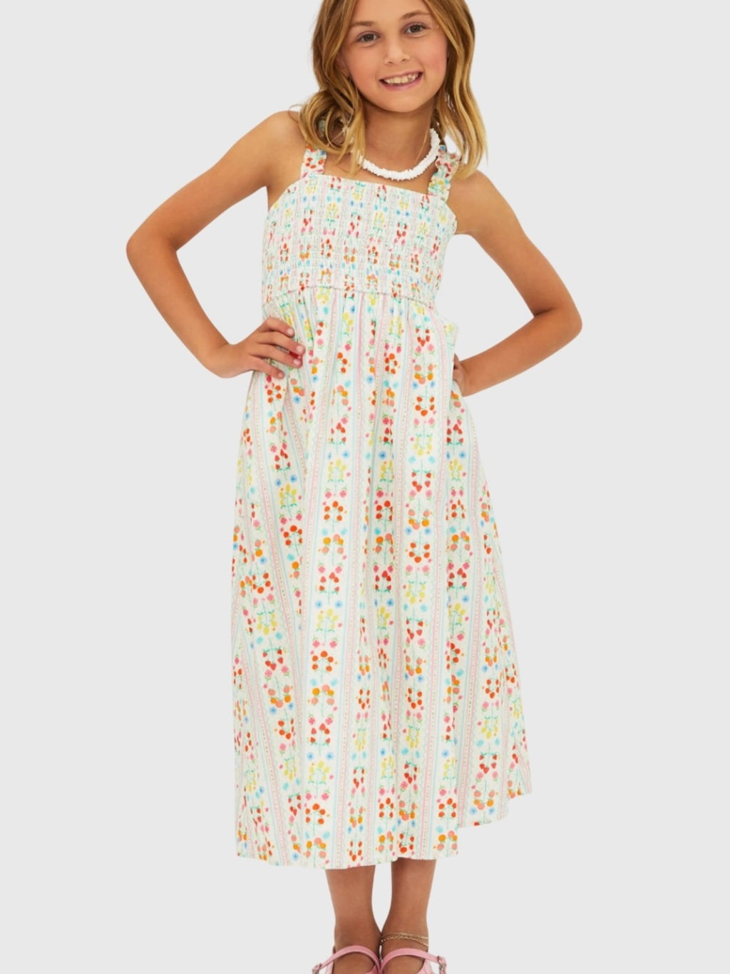 Beach Riot Girls' Little Cari Dress - Saint Bernard