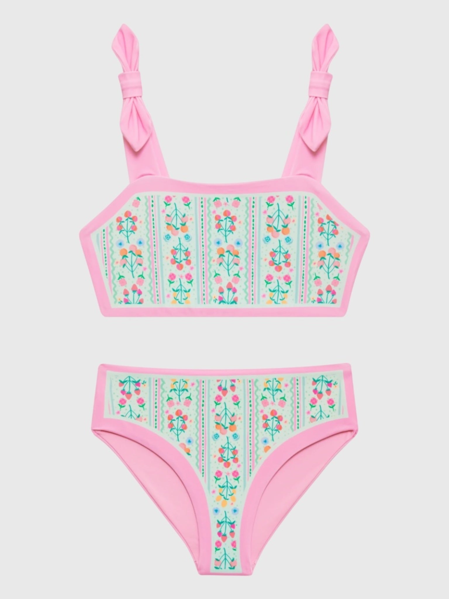 Beach Riot Girls' Little Stella & Janie Bikini Set - Saint Bernard
