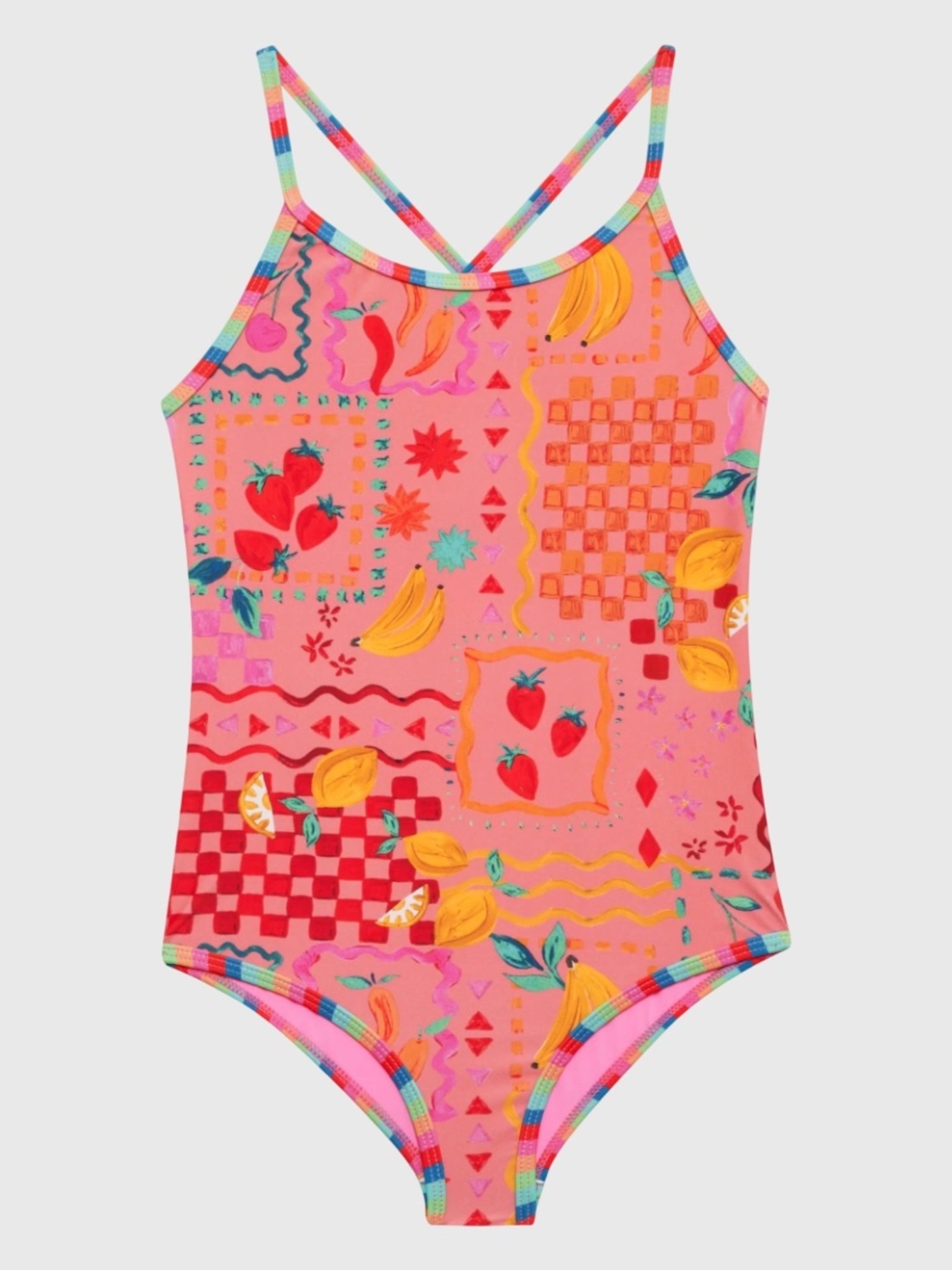 Beach Riot Girls' Little Julia One-Piece Swimsuit - Saint Bernard