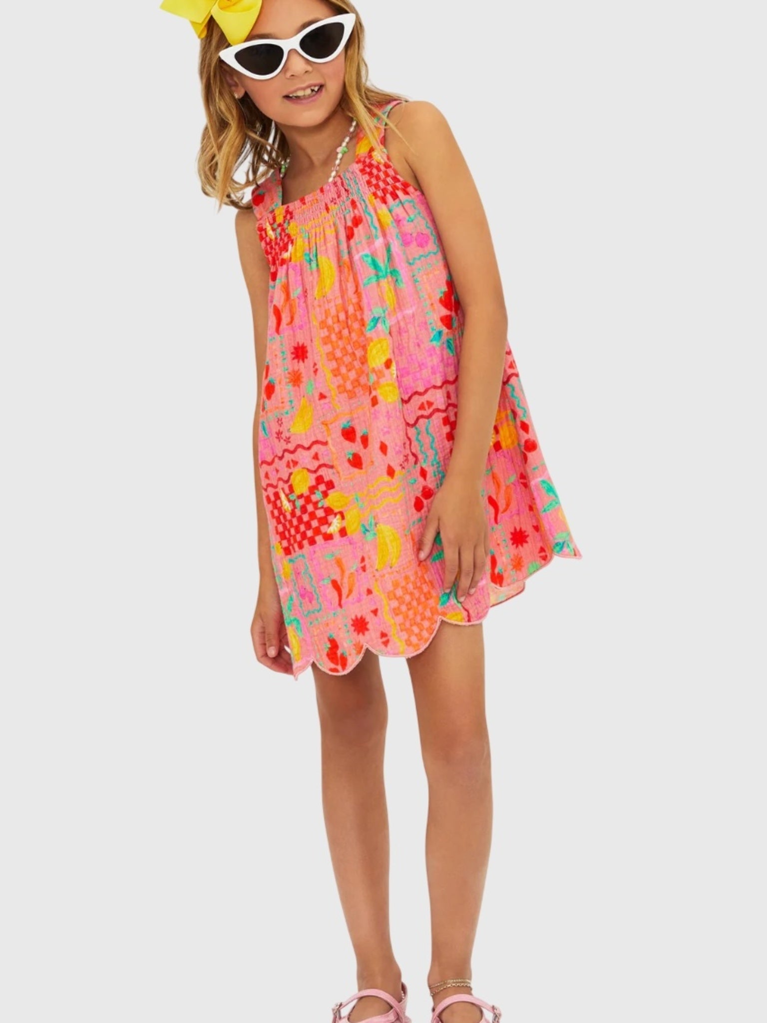 Beach Riot Girls' Little Selma Dress - Saint Bernard
