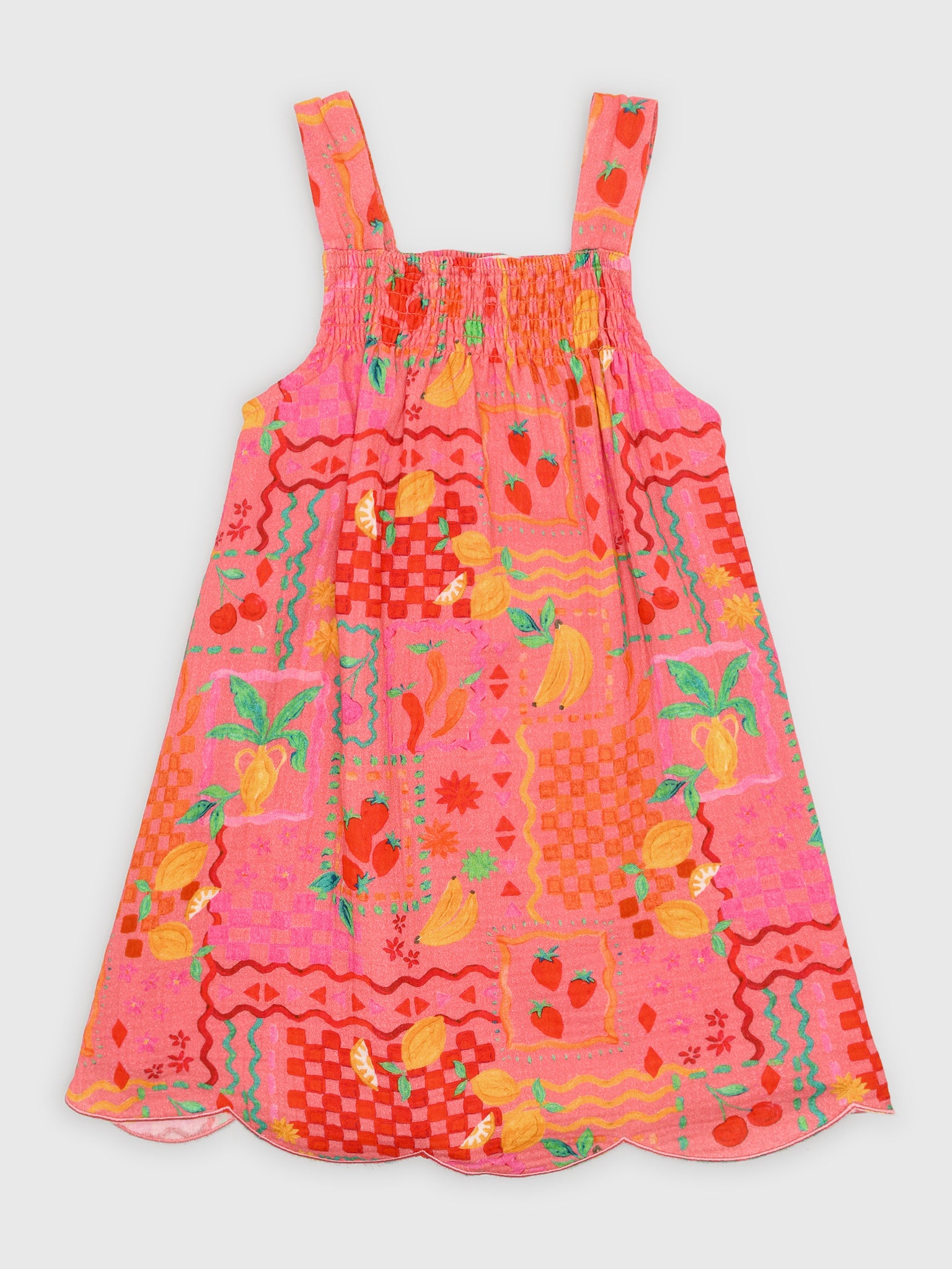 Beach Riot Girls' Little Selma Dress - Saint Bernard