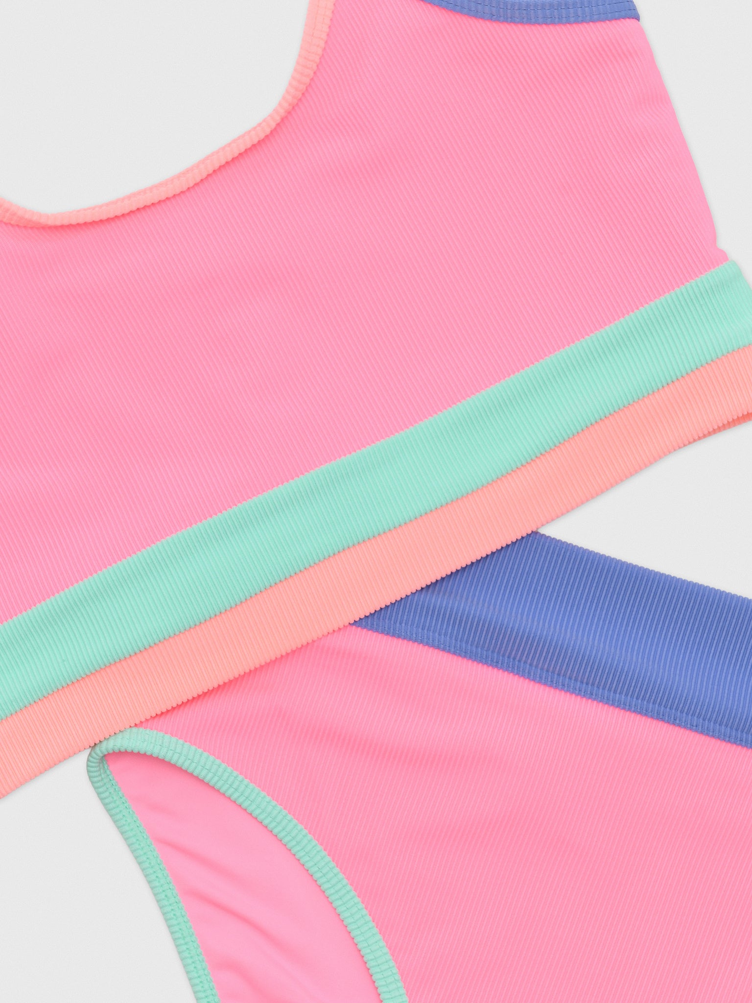 Beach Riot Girls' Little Eva & Emmie Bikini Set - Saint Bernard
