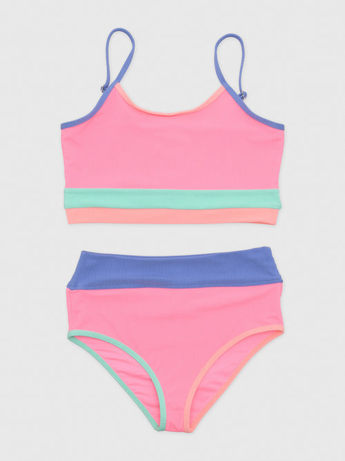 Beach Riot Girls' Little Eva & Emmie Bikini Set