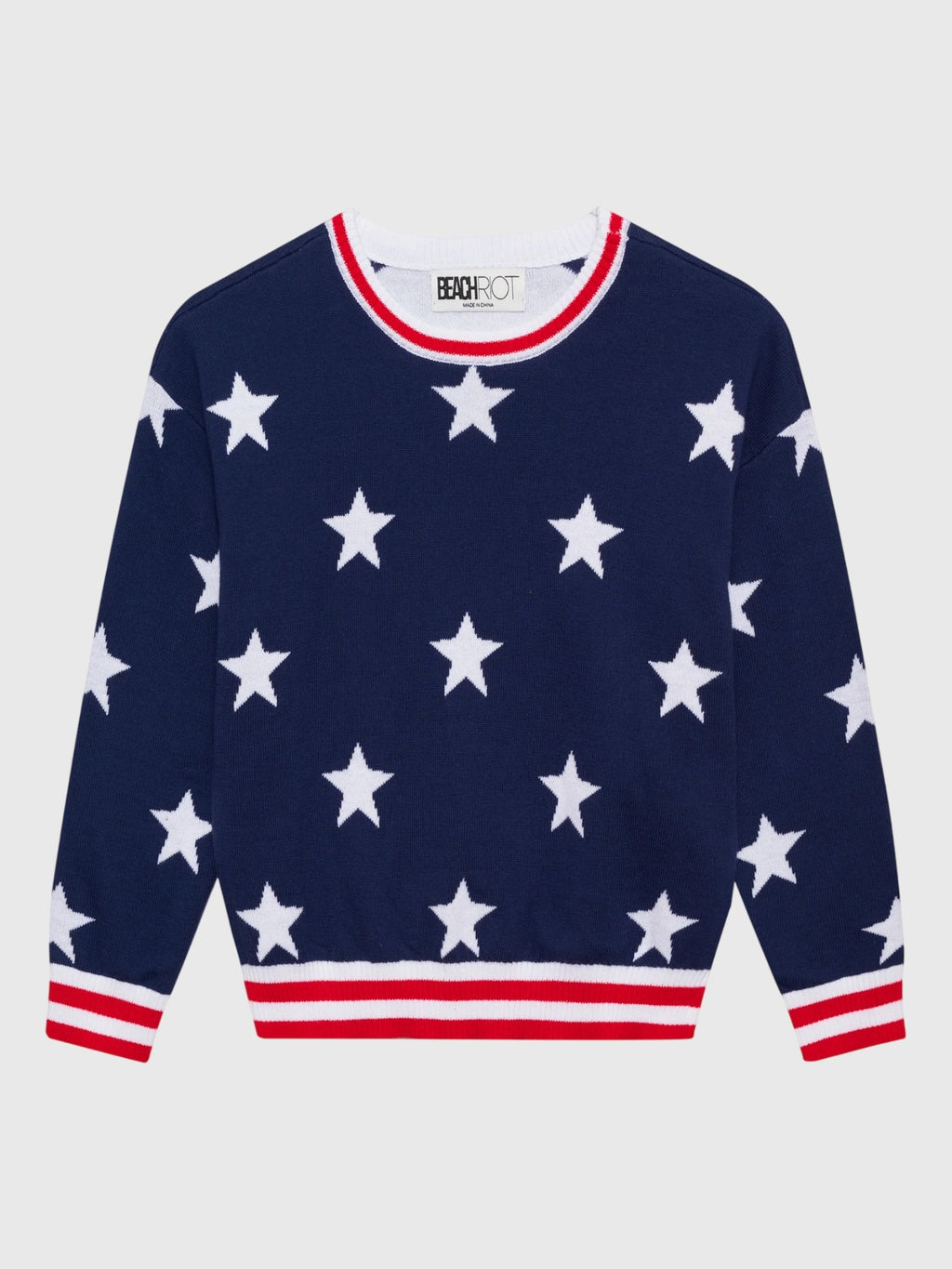 Beach Riot Girls' Little Callie Sweater - Saint Bernard