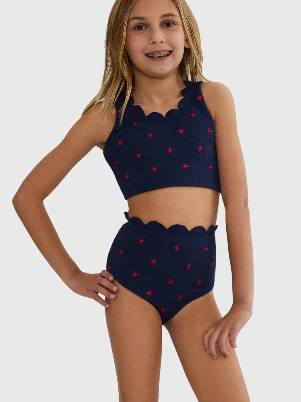 Beach Riot Girls' Little Madison & Bea Bikini Set - Saint Bernard