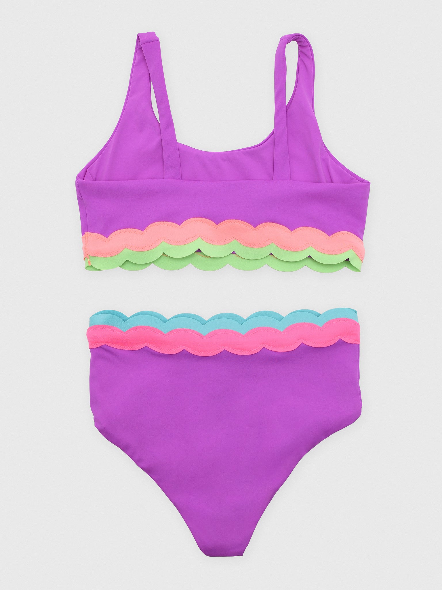 Beach Riot Girls' Little Marin & Harriet Bikini Set - Saint Bernard