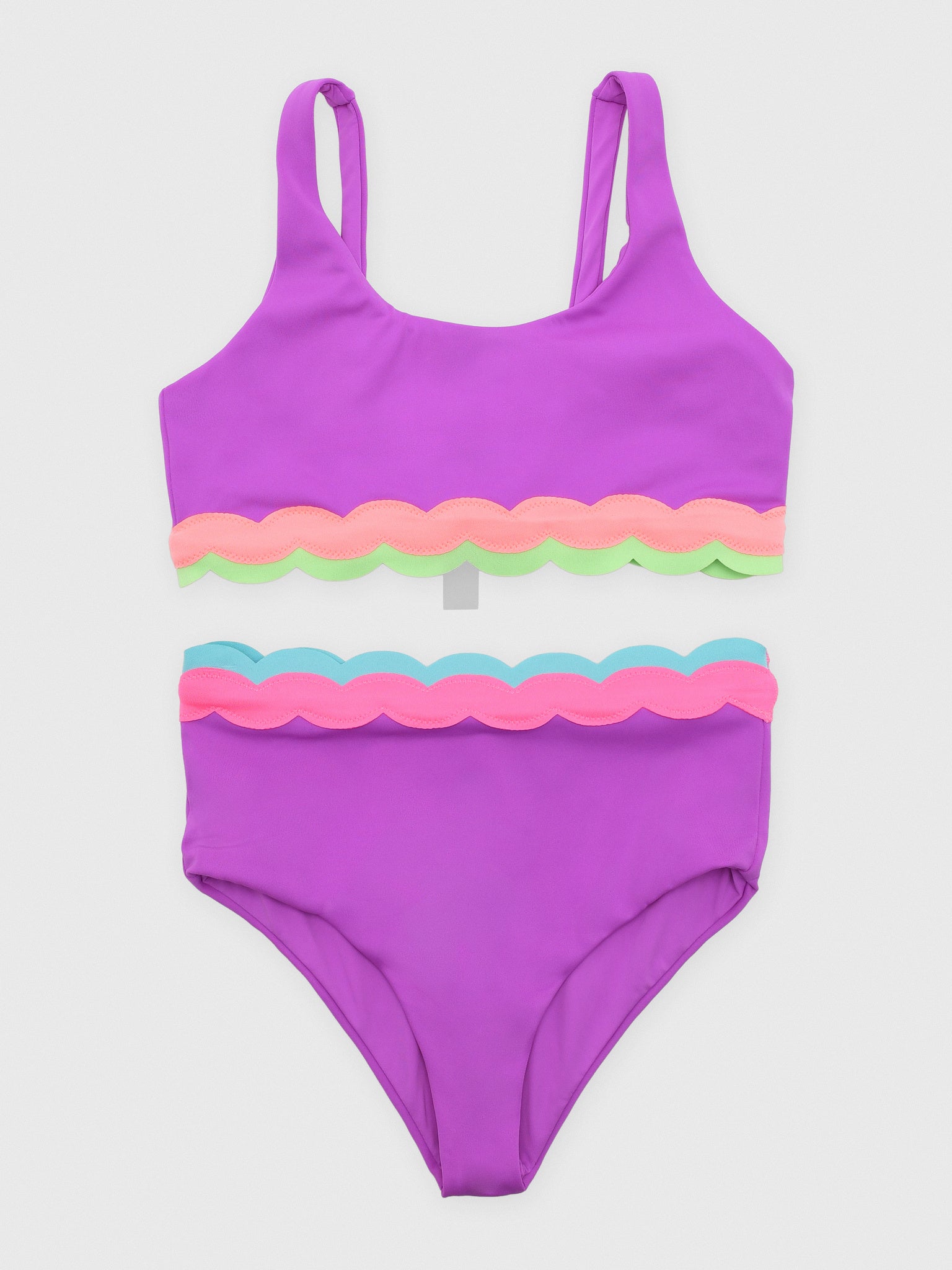 Beach Riot Girls' Little Marin & Harriet Bikini Set - Saint Bernard