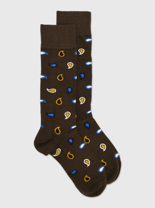 Dead Soxy Men's Briggs Dress Socks - Saint Bernard