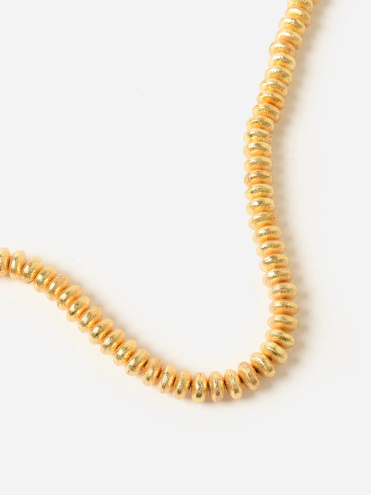 Alexa Leigh Brushed Gold Necklace