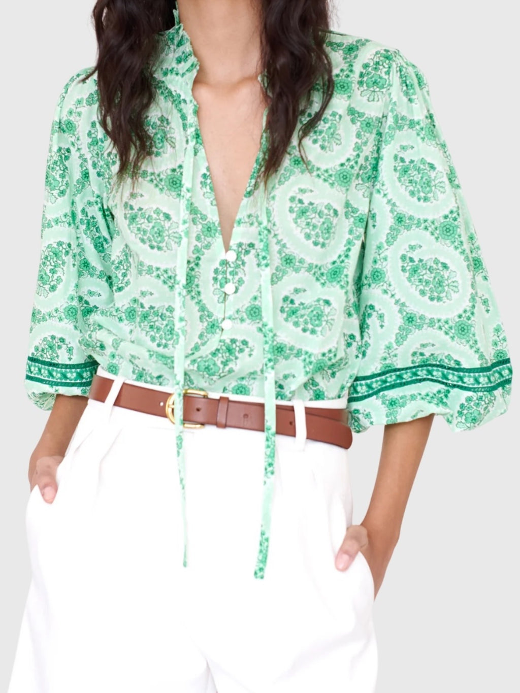 Banjanan Women's Lorna Top - Saint Bernard