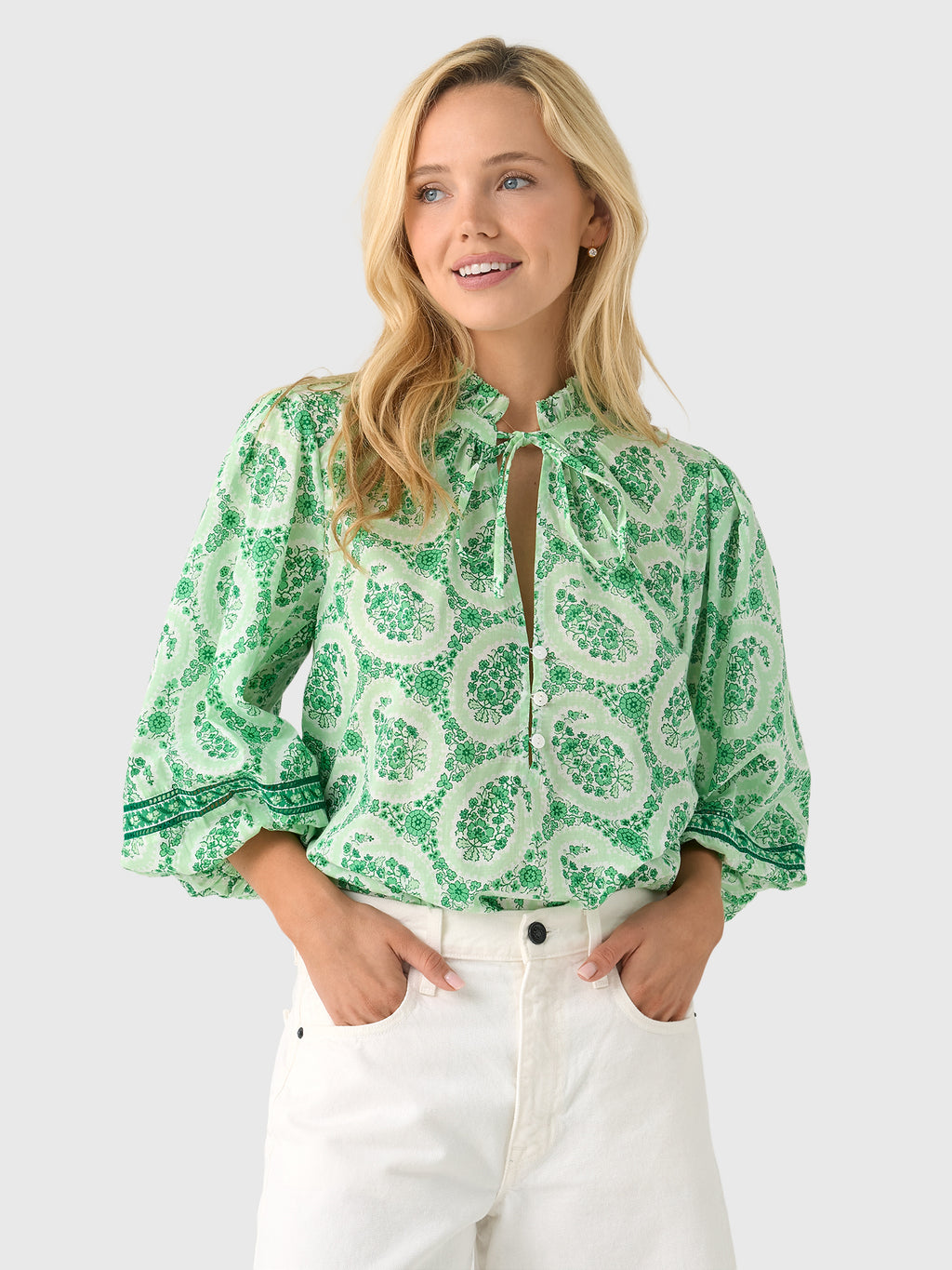 Banjanan Women's Lorna Top - Saint Bernard