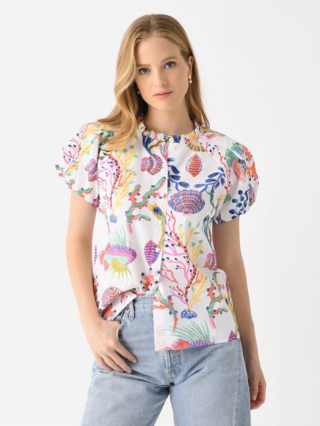 Banjanan Women's Tammy Top - Saint Bernard
