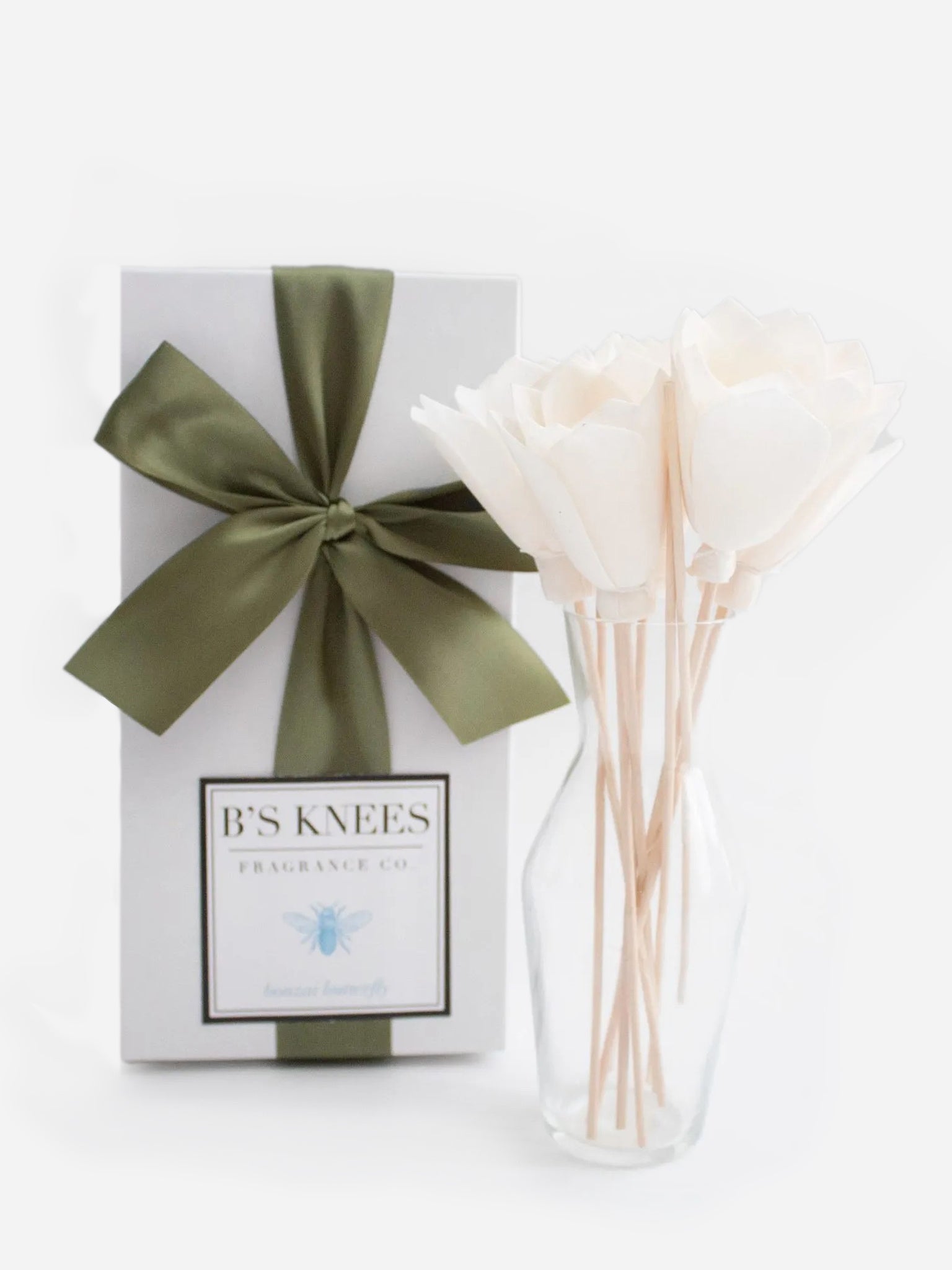 B's Knees Classic Natural Reed Diffuser - Saint Bernard