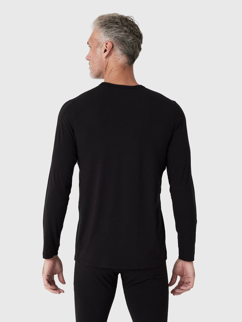Le Bent Men's Midweight Crew Base Layer Top - Saint Bernard