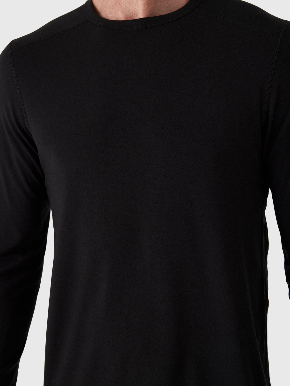 Le Bent Men's Midweight Crew Base Layer Top - Saint Bernard