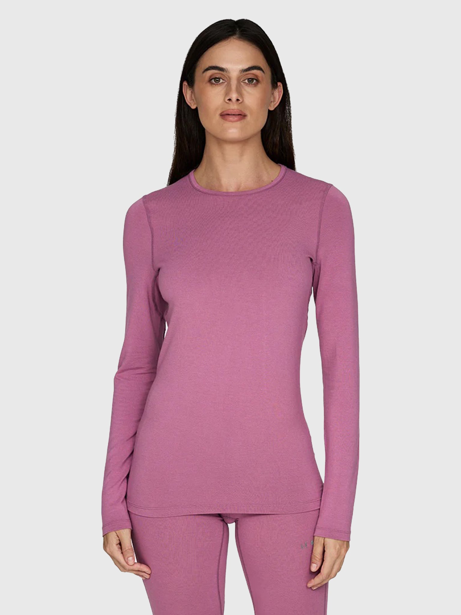 Le Bent Women's Midweight Crew Base Layer Top - Saint Bernard