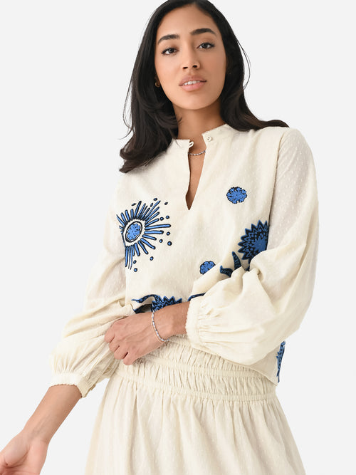 Chufy Women's Ingrid Embroidered Blouse