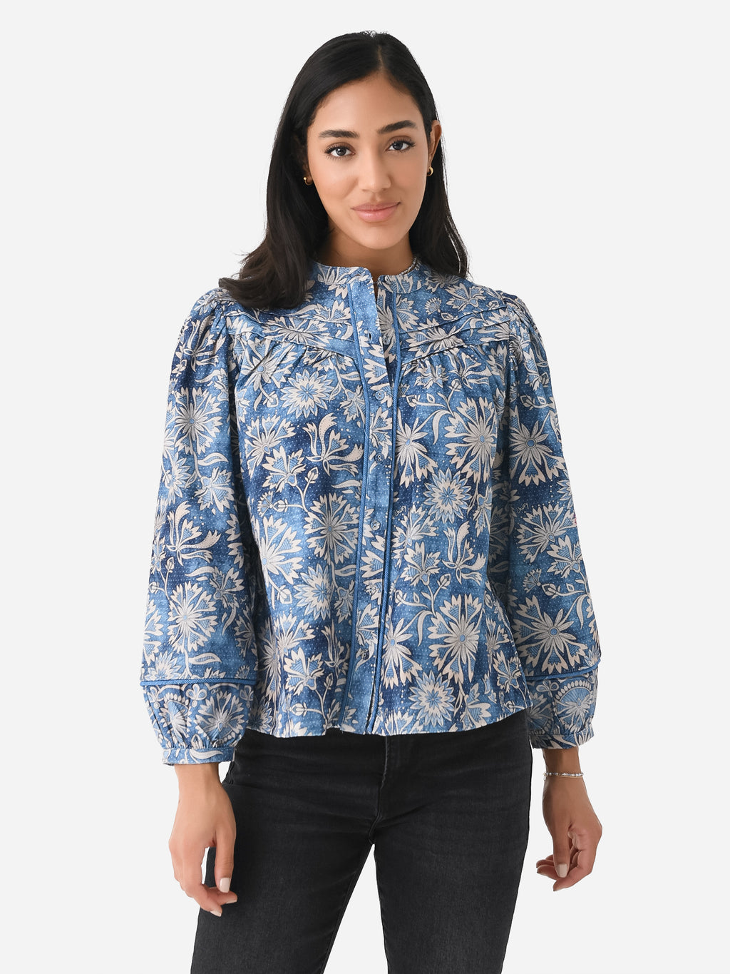 Chufy Women's Ilse Organic Cotton Blouse - Saint Bernard