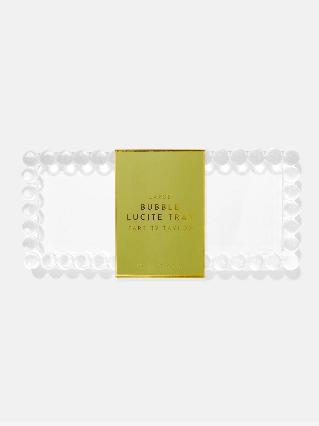 Tart By Taylor Large Bubble Lucite Tray - Saint Bernard