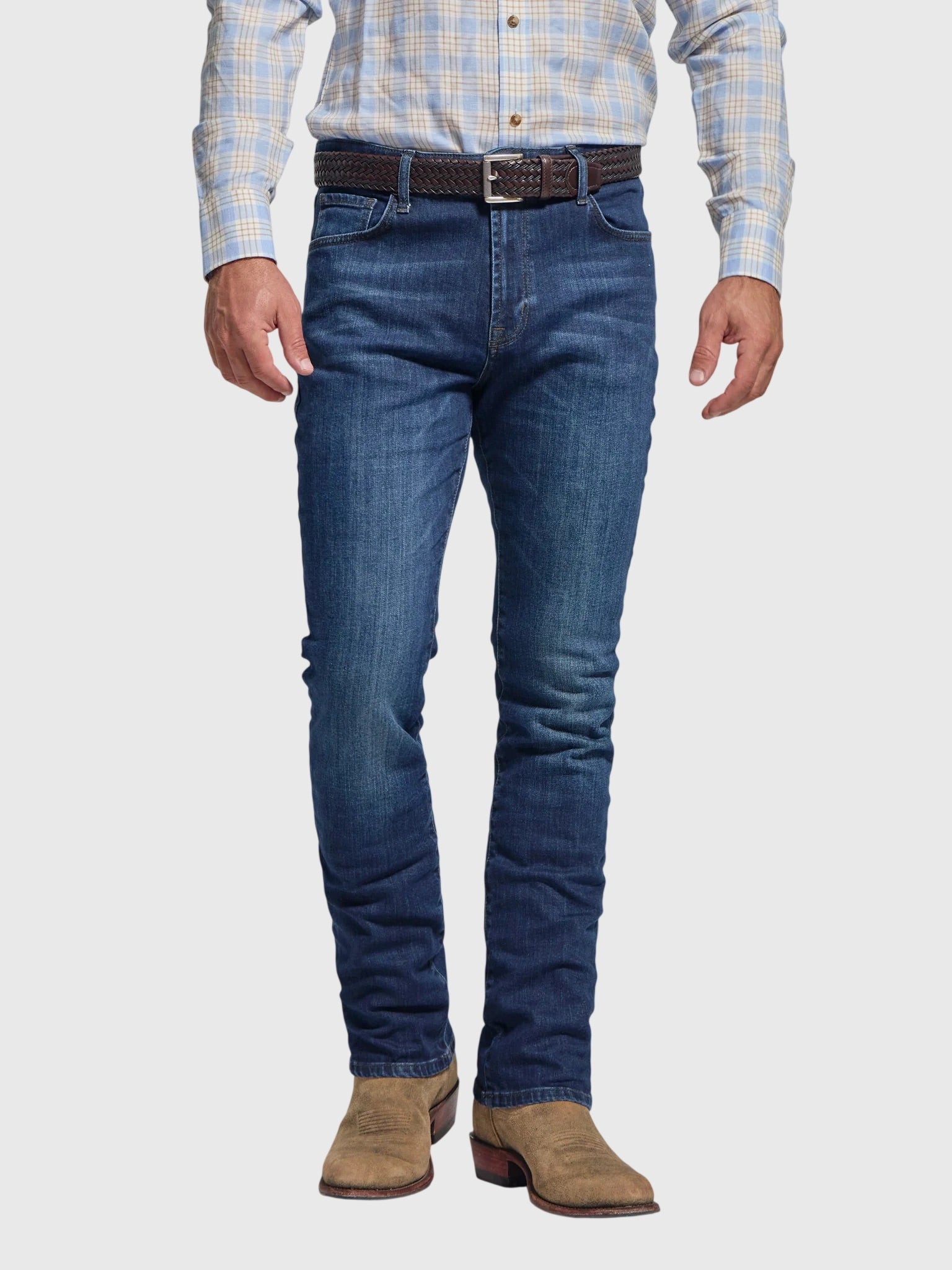 Rye51 Men's The Bud Bootcut Stretch Denim Jean - Saint Bernard