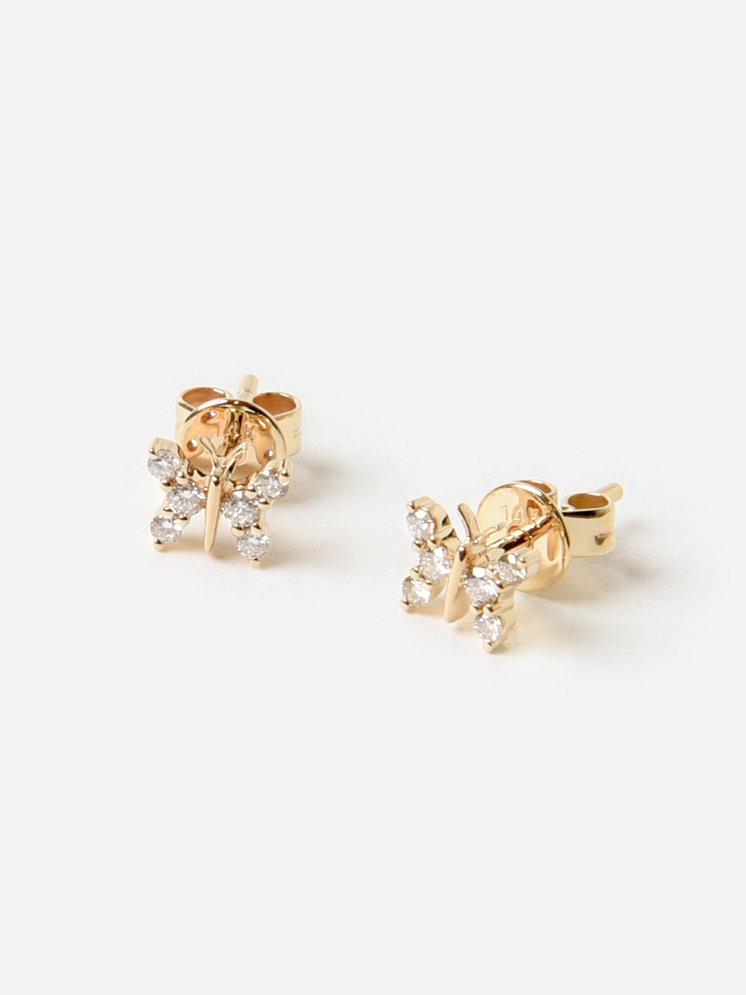 Francie B. Butterfly Stud Earrings - Saint Bernard