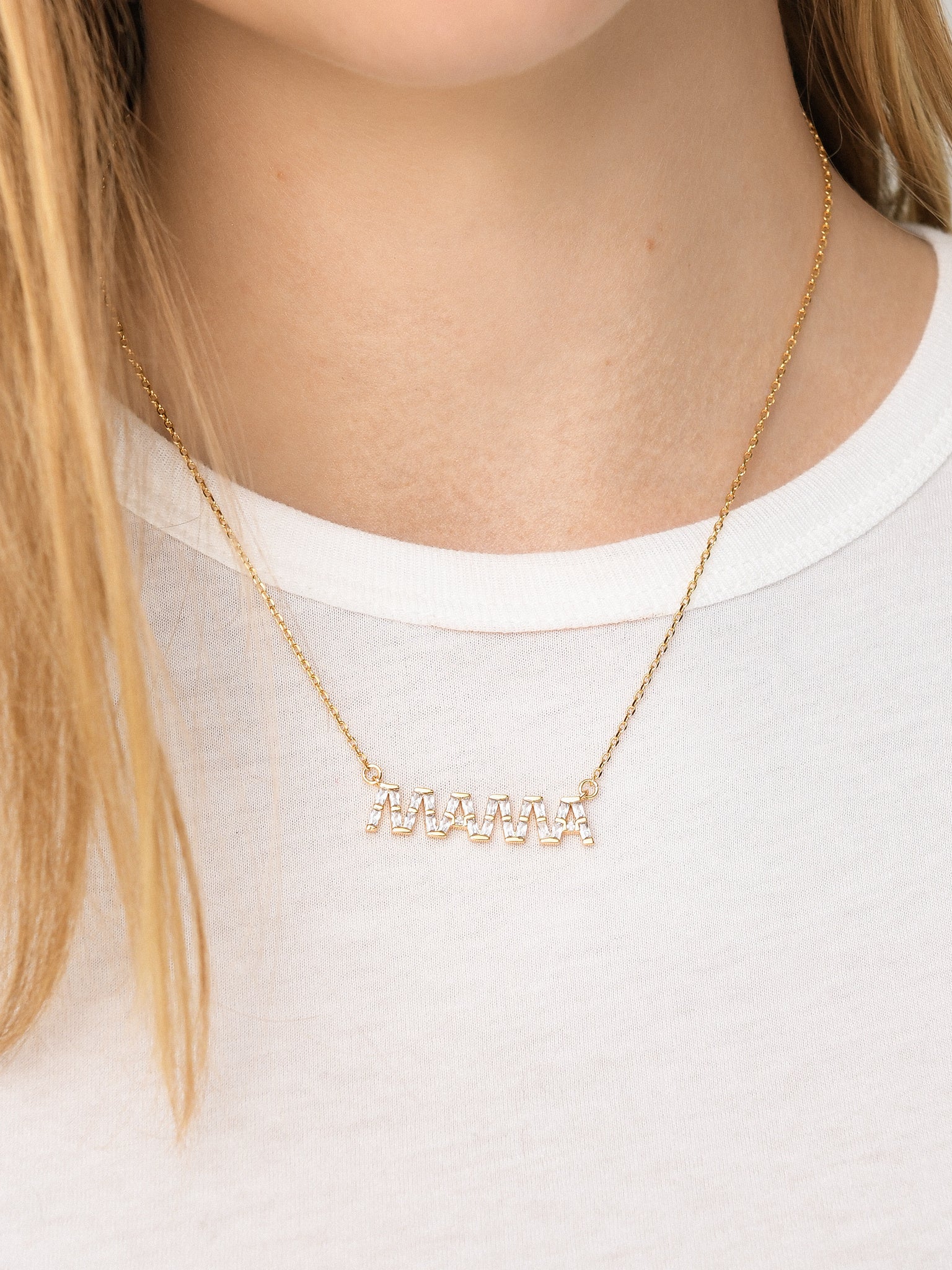 Baguette Name NecklacexGOLD-alt1