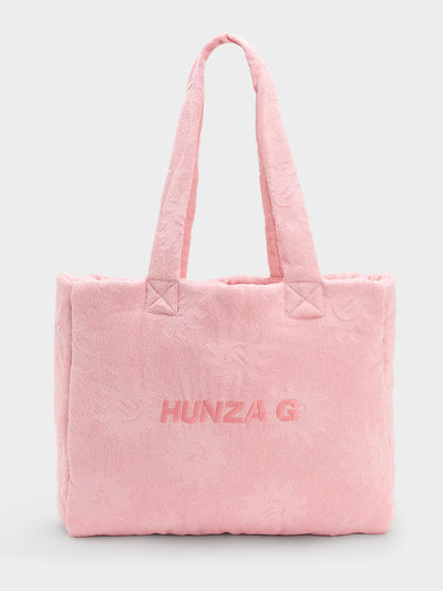 Hunza G Sunny Towelling Beach Bag - Saint Bernard