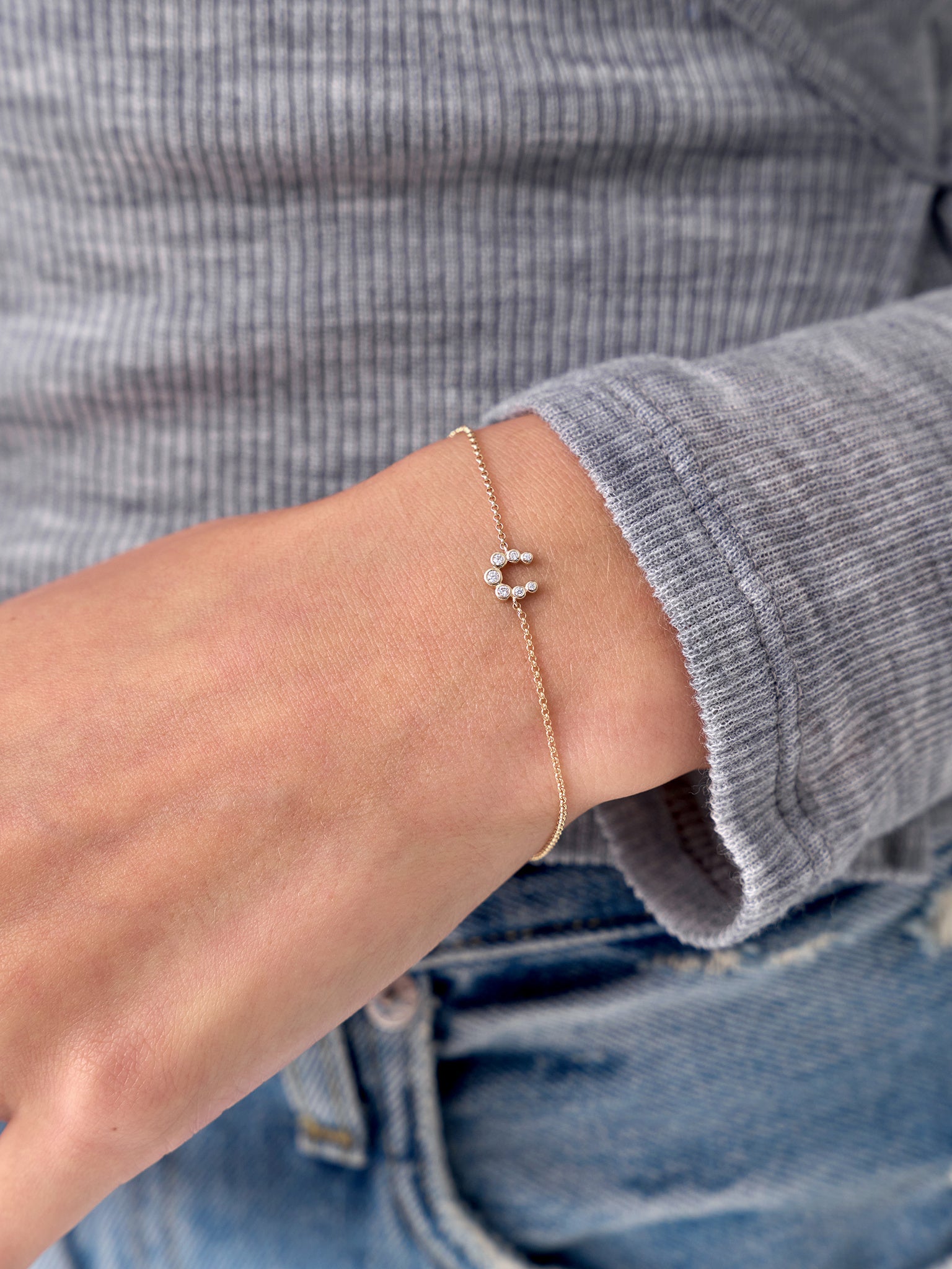 Bezel Diamond HorseshoexGOLD-alt1