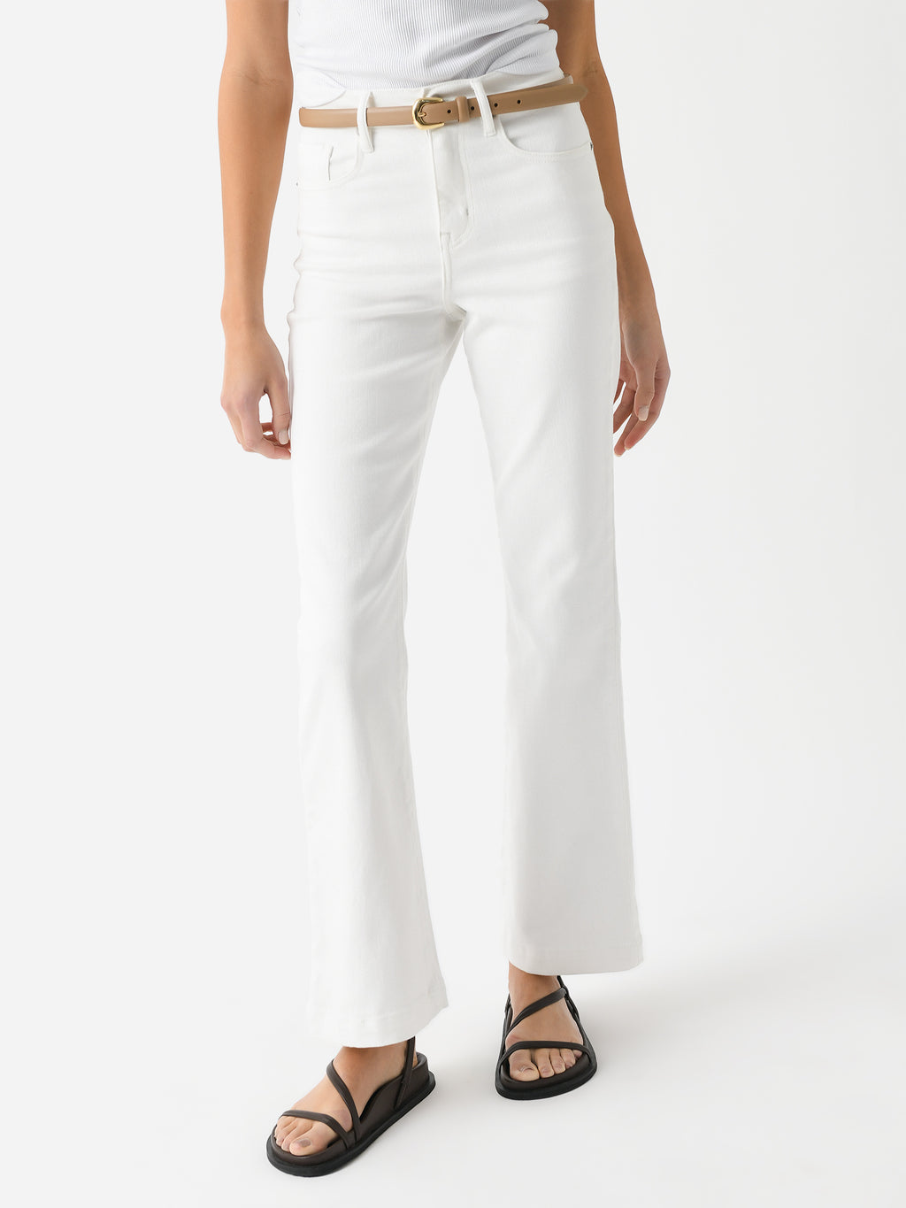 Outland Denim Women's Farrah High Rise Flare Jean - Saint Bernard