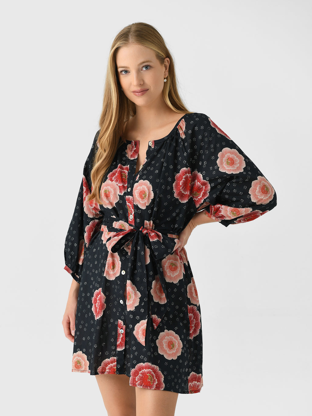 Natalie Martin Women's Alex Sash Short Dress - Saint Bernard