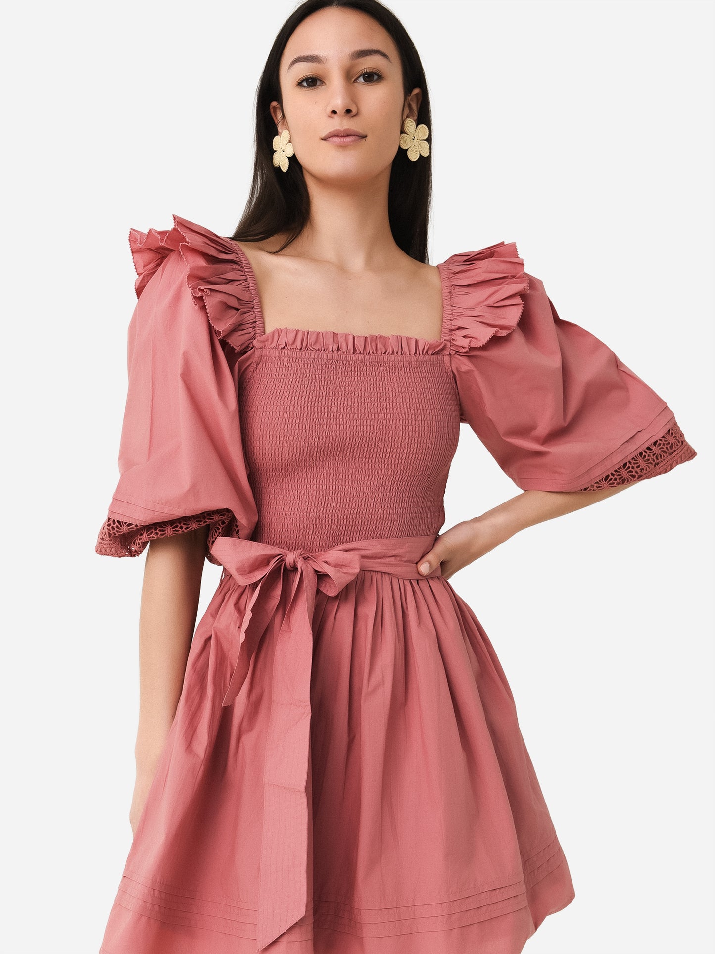 Cleobella Women's Cassia Mini Dress - Saint Bernard