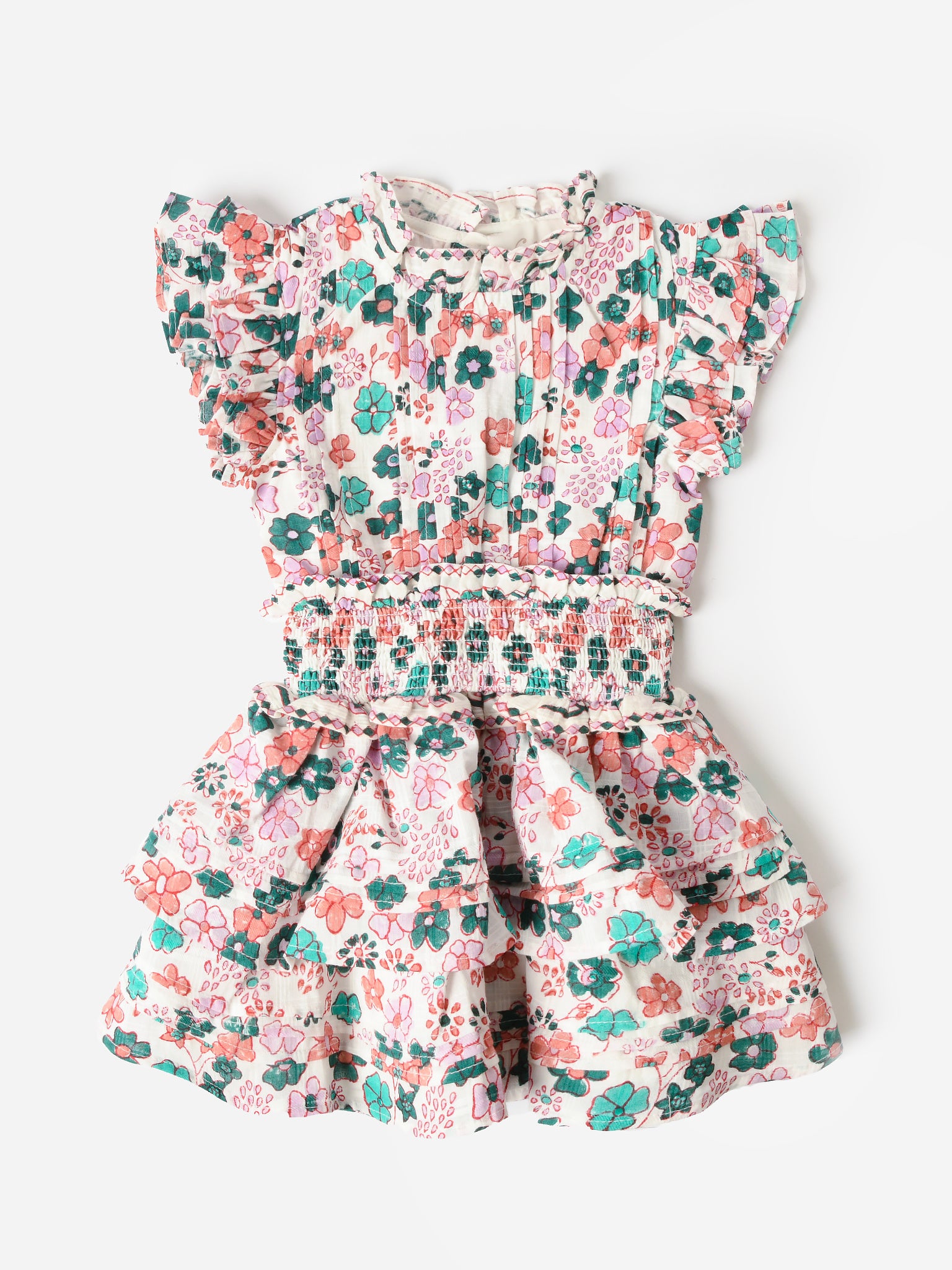 Cleobella Girls' Littles Versailles Dress - Saint Bernard