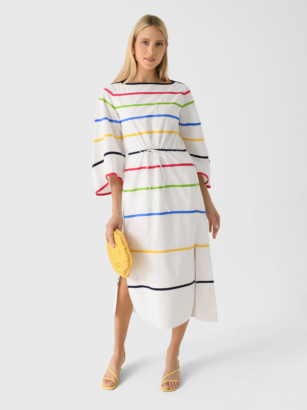 Rosie Assoulin Women's Ribbon Caftan Dress - Saint Bernard
