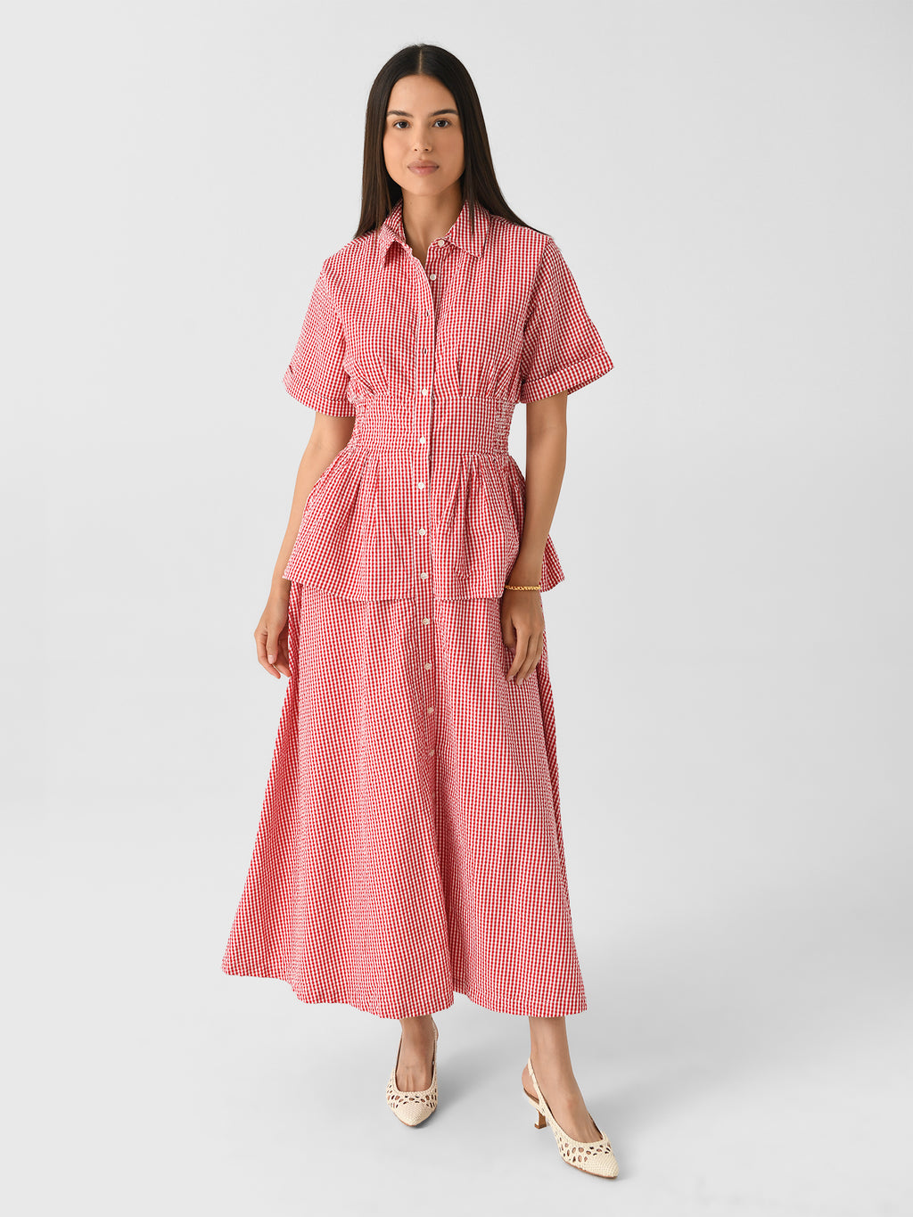 Rosie Assoulin Women's Boogie Woogie Bugle Boy Dress - Saint Bernard