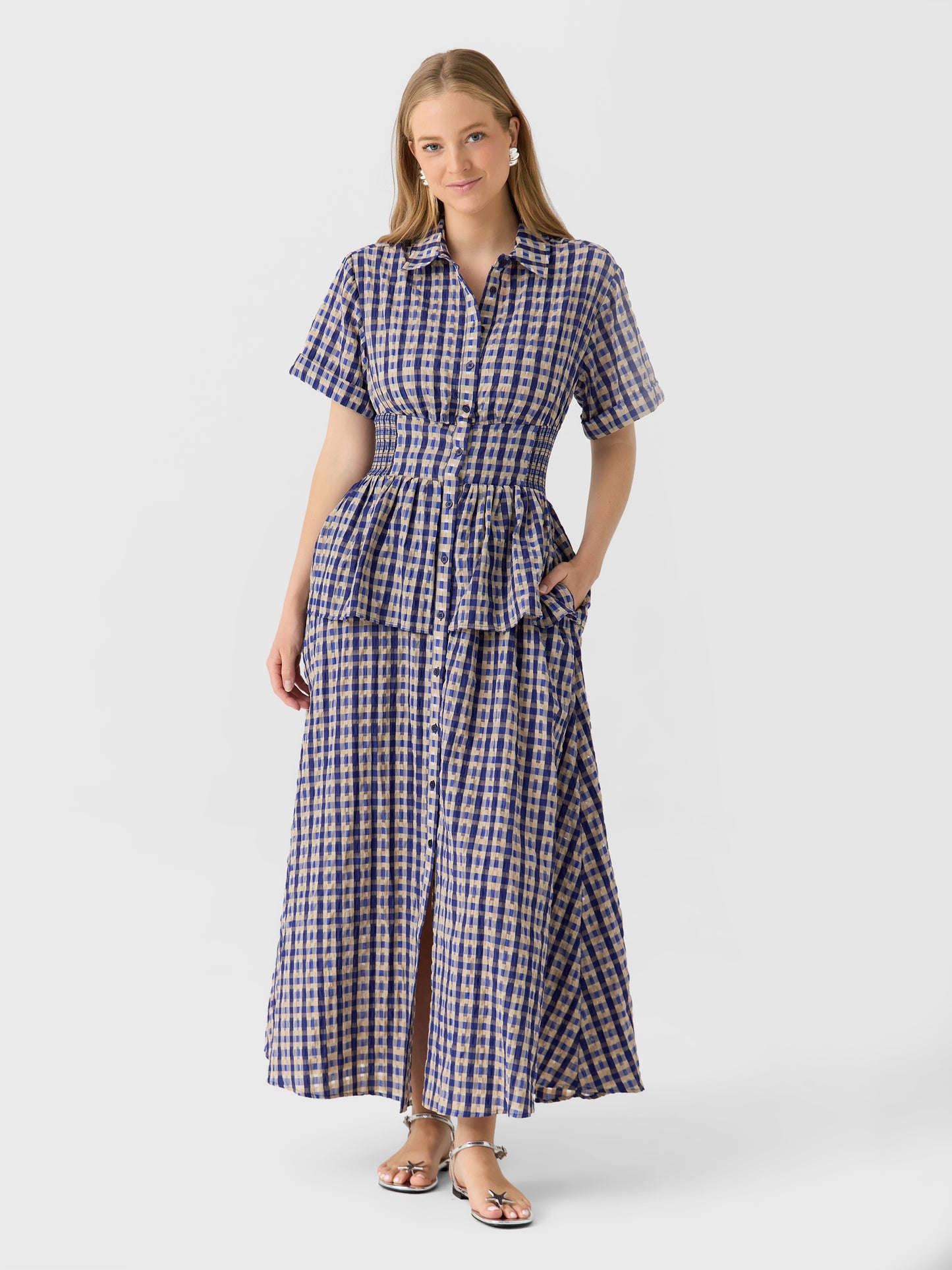 Rosie Assoulin Women's Boogie Woogie Bugle Boy Dress - Saint Bernard