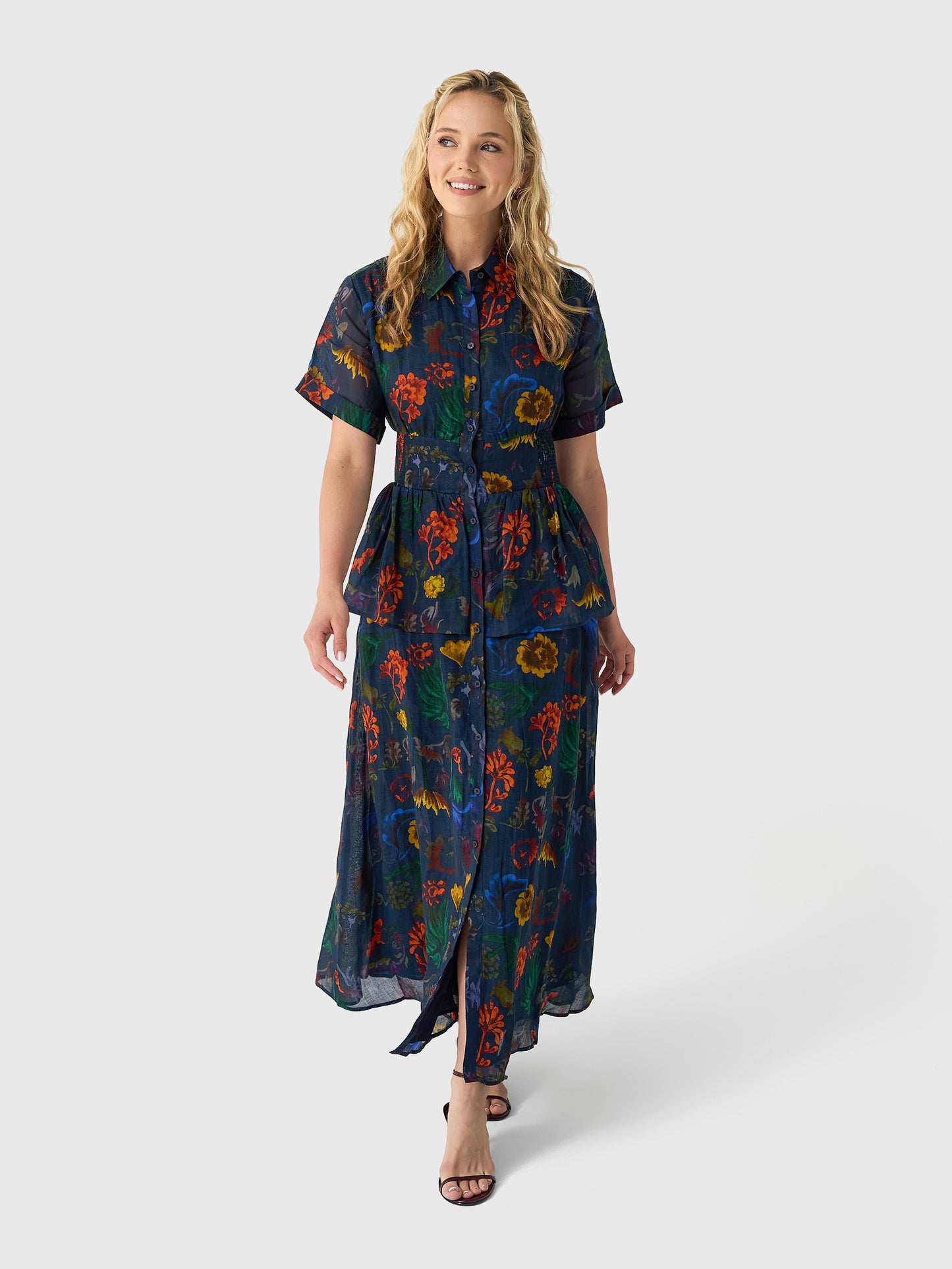 Rosie Assoulin Women's Boogie Woogie Bugle Boy Dress - Saint Bernard