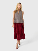 Rosie Assoulin Women's Long Peplum Dress - Saint Bernard