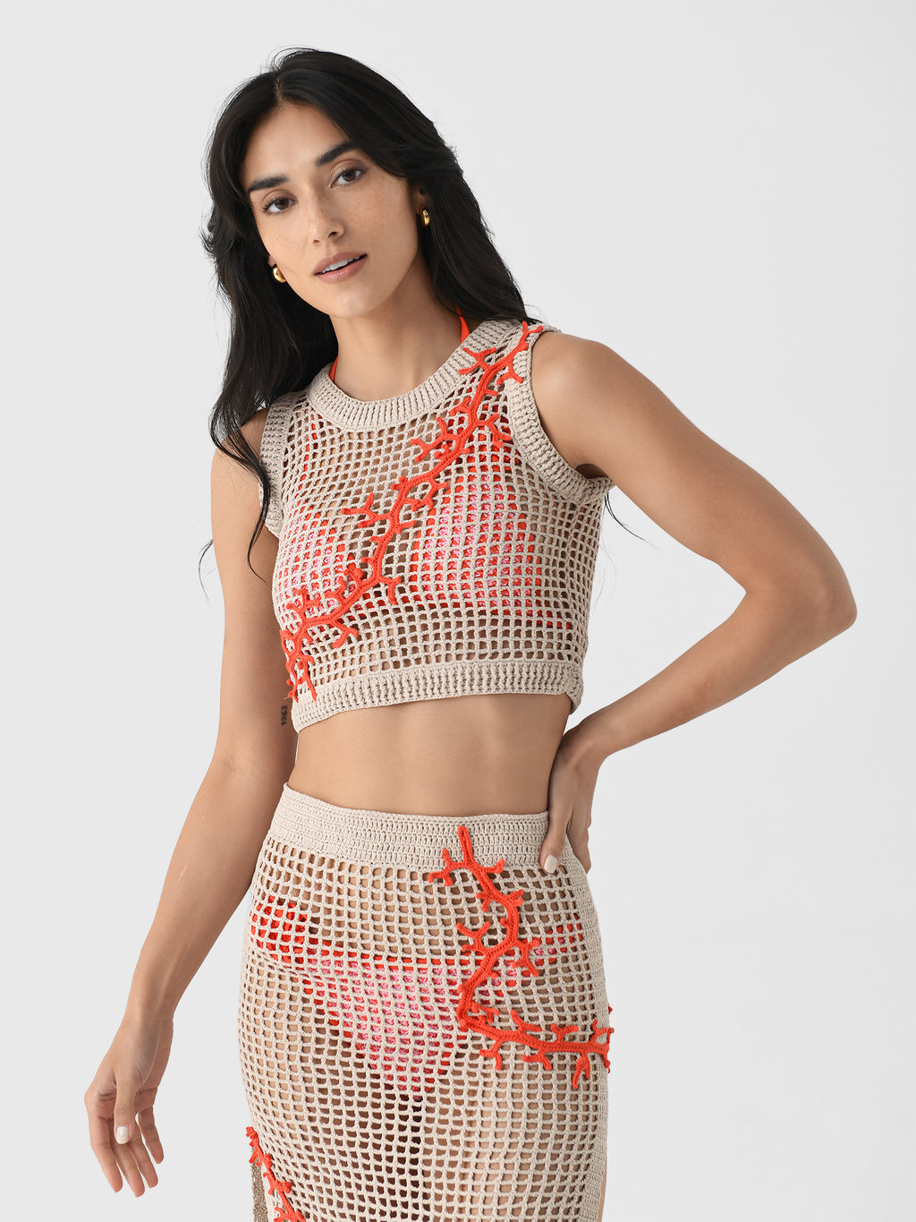 My Beachy Side Women's Atlas Hand-Crochet Top - Saint Bernard