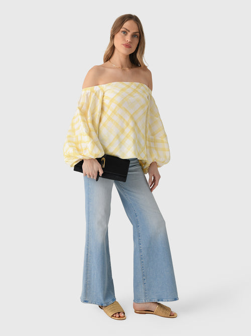 Rosie Assoulin Women's Balloon Sleeve Top