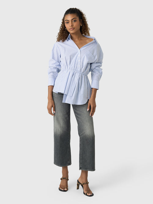 Rosie Assoulin Women's Falling Off The Shoulder Shirt