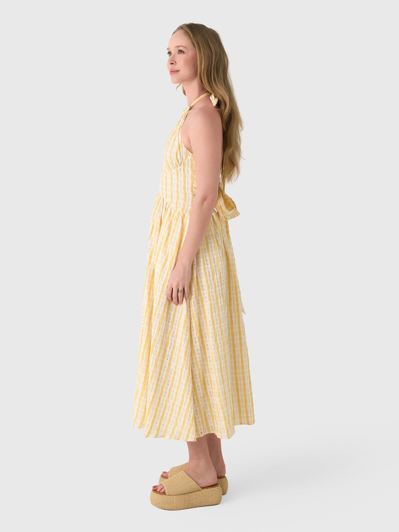 Rosie Assoulin Women's Halter in the Name of Love Dress - Saint Bernard