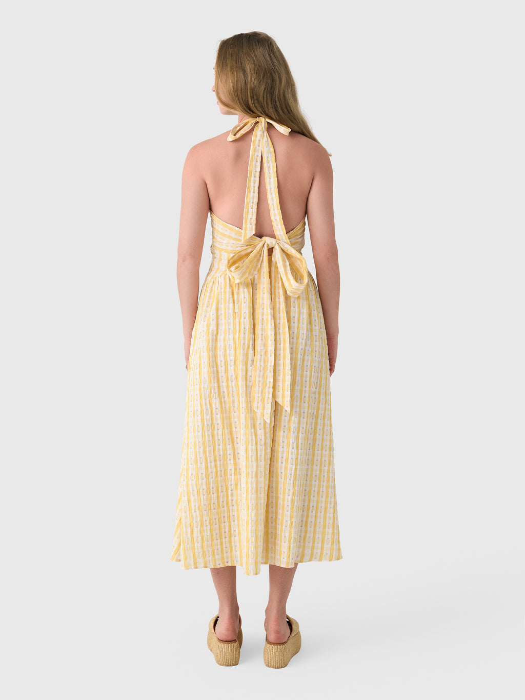 Rosie Assoulin Women's Halter in the Name of Love Dress - Saint Bernard